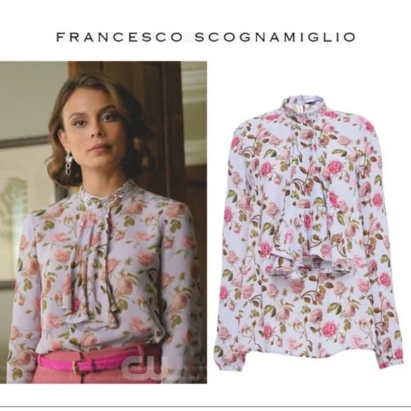 Like new Francesco Scognamiglio Designer top size 42 - Picture 1 of 14